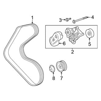 Land Rover OE - Cooling - Belts & Pulleys (Secondary), (Autobiography / Supercharged / SV Autobiography 5.0L)