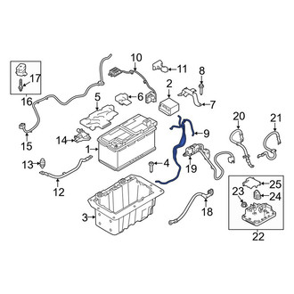 Land Rover OE - Battery Vent Tube
