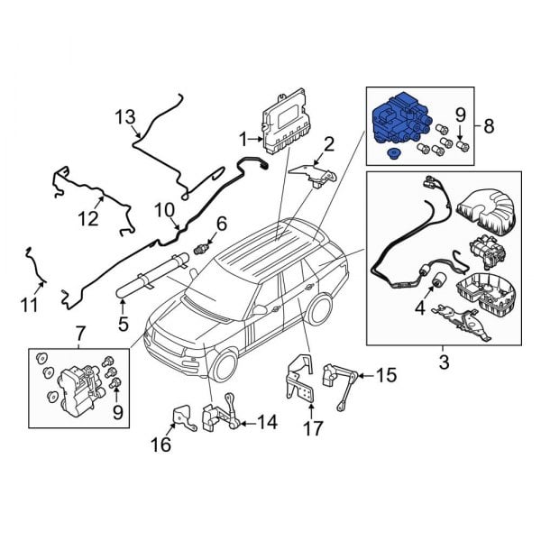 Land Rover OE LR176326 Rear Suspension SelfLeveling Valve