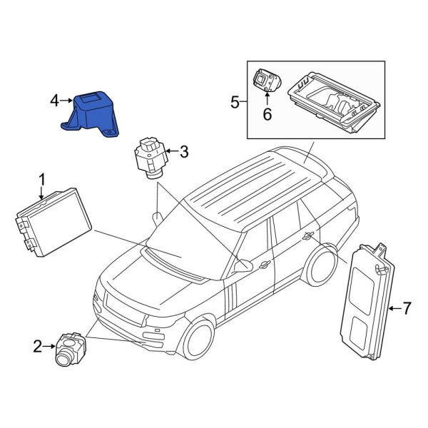 Park Assist Camera Bracket