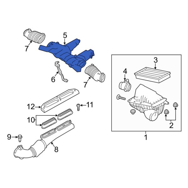 Engine Air Intake Hose Adapter