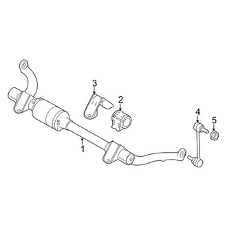 Land Rover OE - Front Suspension - Stabilizer Bar & Components (With Active Stabilizer), (Base / Autobiography / HSE / Supercharged / SV Autobiography)