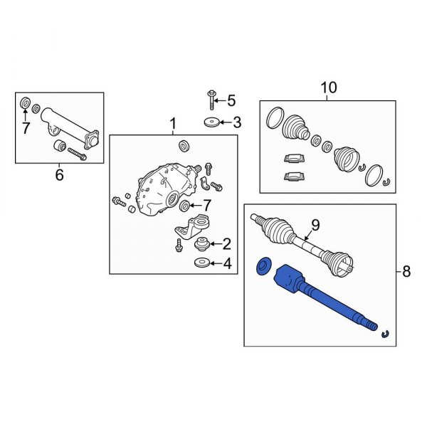 CV Axle Assembly