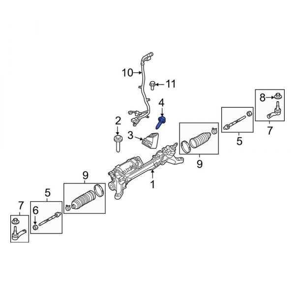 Rack and Pinion Bolt