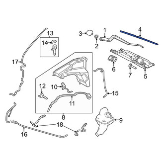 Land Rover OE - Front Left Wiper Blade