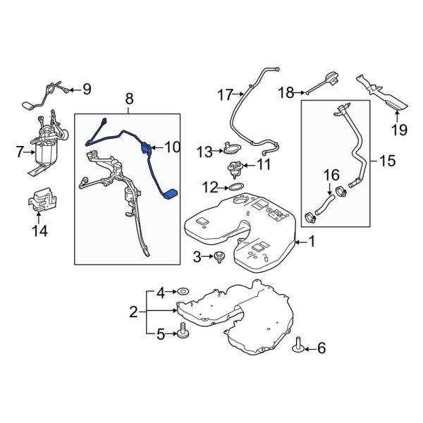 Fuel Sender and Hanger Assembly