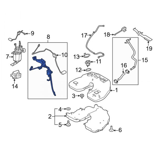 Fuel Sender and Hanger Assembly