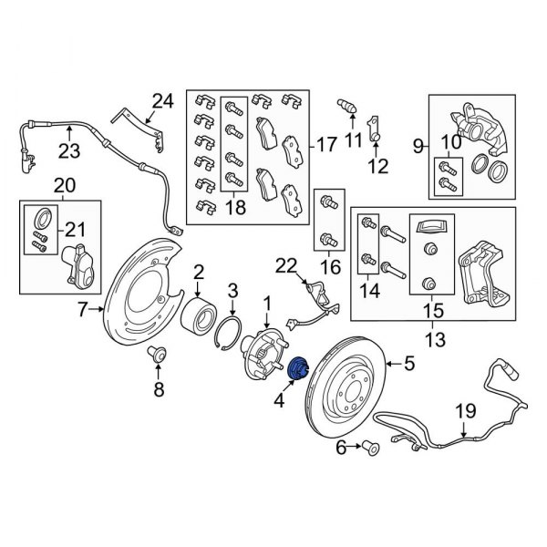 CV Joint Nut