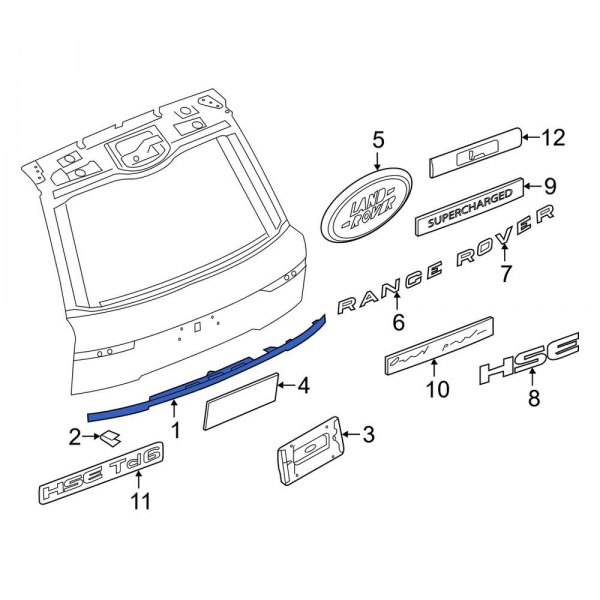 Liftgate Finish Panel