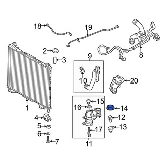 Land Rover OE - Engine Coolant Reservoir Cap