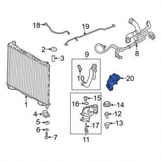Land Rover Range Rover Velar OEM Engine Cooling Parts | Radiators, Fans ...