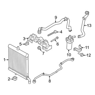 Land Rover OE - Cooling - Radiator & Components (Auxiliary), (3.0L Gas)