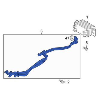 Land Rover OE - Automatic Transmission Oil Cooler Hose Assembly