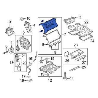 Land Rover OE - Right Engine Valve Cover