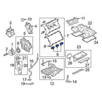 Land Rover OE - Right Engine Valve Cover Washer Seal