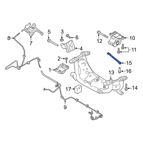 Transmission Crossmember Brace