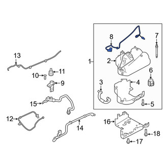 Land Rover OE - Diesel Exhaust Fluid (DEF) Injector Feed Line