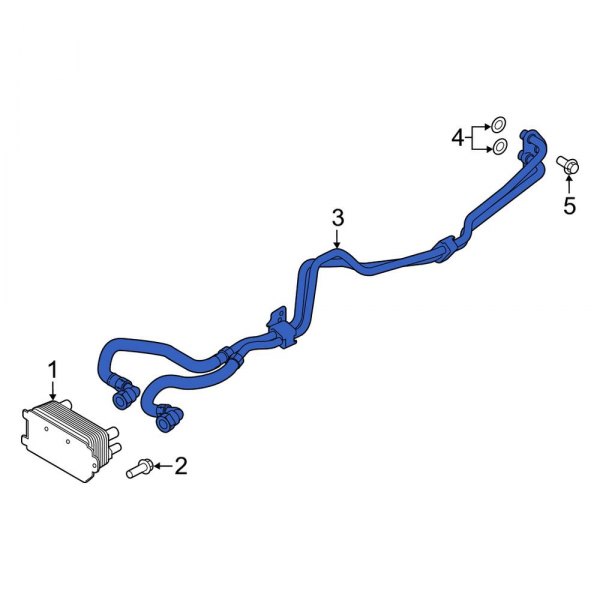 Automatic Transmission Oil Cooler Hose Assembly