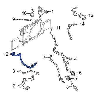 Land Rover OE - Engine Coolant Overflow Hose