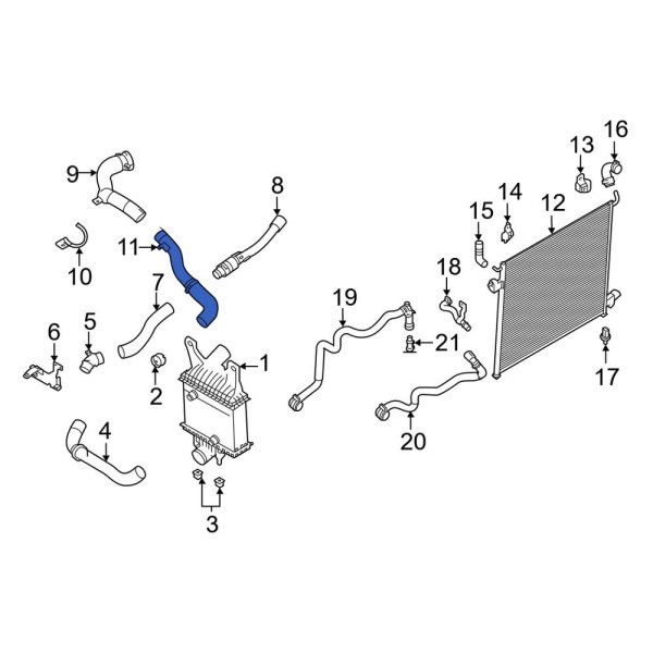 Turbocharger Outlet Tube