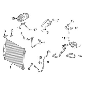 Land Rover OE - Air Conditioner & Heater - Condenser, Compressor & Lines (Autobiography / HSE / SV Autobiography / SV Autobiography Dynamic 5.0L)
