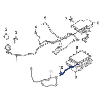 Land Rover OE - Drive Motor Inverter Coolant Line