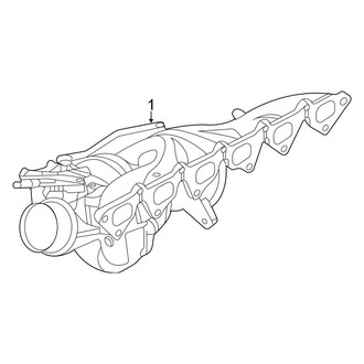 Land Rover OE - Exhaust System - Manifold (Base / HSE MILD HYBRID EV-GAS (MHEV))