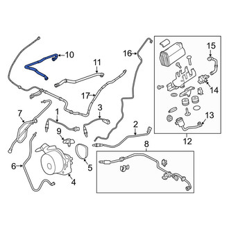 Land Rover OE - Right PCV Valve Hose