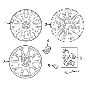 Land Rover OE - Wheels (20"), (Base / HSE)