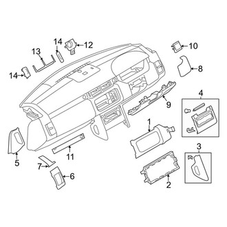 Land Rover OE - Instrument Panel Components (5.0L)