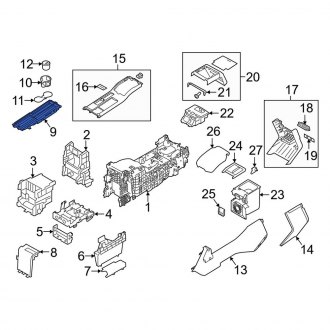 Land Rover Range Rover OEM Interior Components — CARiD.com