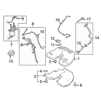 Land Rover OE - Fuel System Components (Base / Westminster Edition 3.0L)