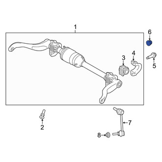 Land Rover OE - Suspension Stabilizer Bar Bracket Nut