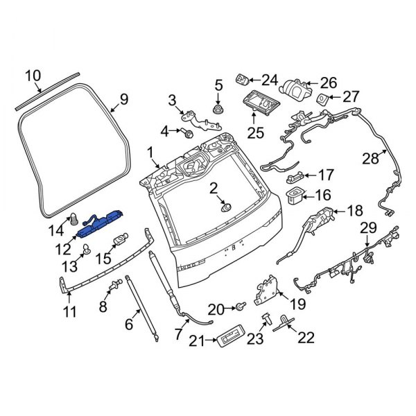 Liftgate Latch Handle