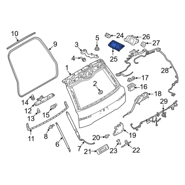 Park Assist Camera Housing