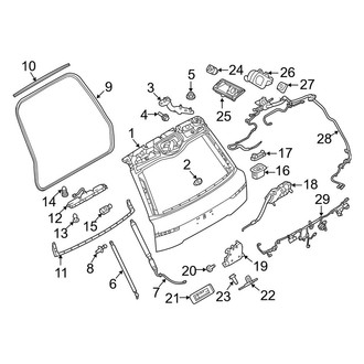 Land Rover OE - Lift Gate - Gate & Hardware