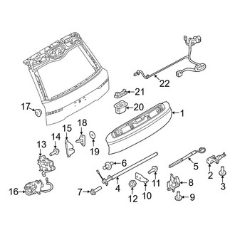 Land Rover OE - Tail Gate - Gate & Hardware