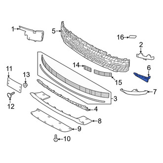 Land Rover OE - Front Right Spoiler
