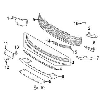 Land Rover OE - Front Bumper - Exterior Trim (SV)