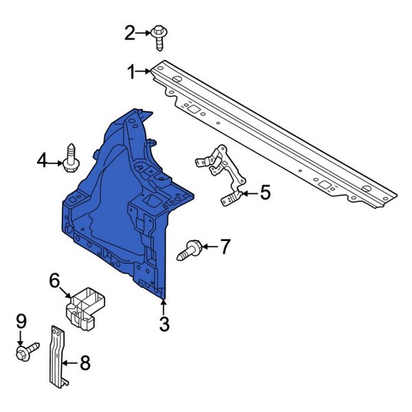 Radiator Support Side Panel