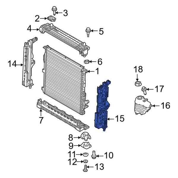 Radiator Mount Bracket