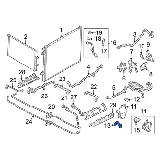 Land Rover OE - Drive Motor Battery Pack Coolant Hose