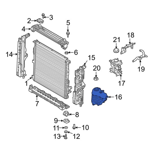 Engine Coolant Reservoir