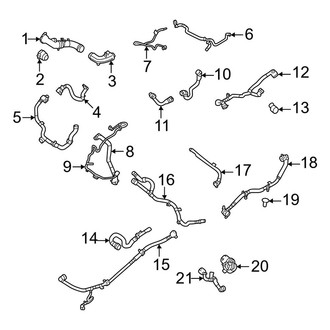 Land Rover OE - Cooling - Hoses & Lines (Main), (4.4L)