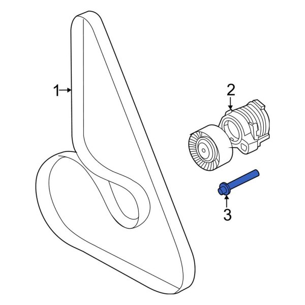 Belt Tensioner Bolt