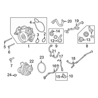 Land Rover OE - Cooling - Water Pump (4.4L)