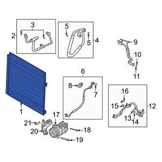 Land Rover OE - A/C Condenser