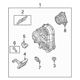 Land Rover OE - Air Conditioner & Heater - Auxiliary A/C & Heater Unit