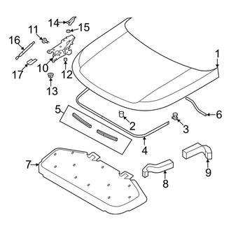 Land Rover OE - Hood & Components (4.4L)
