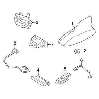 Land Rover OE - Electrical - Antenna (4.4L)